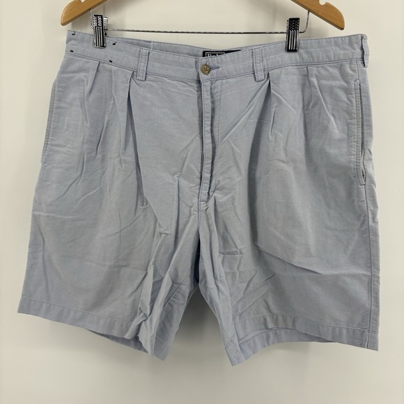 Polo Ralph Lauren Other - Polo Ralph Lauren‎ Men's 38 Light Blue Tyler Chino Shorts Pleated 90s Preppy